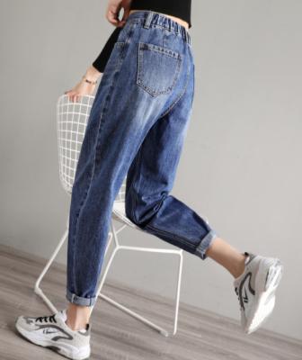 фото 2 Свободные джинсы на резинке