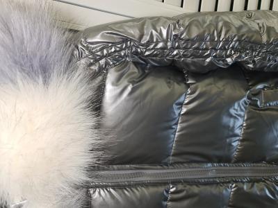 фото 11 Зимняя стёганая куртка с большим меховым воротником