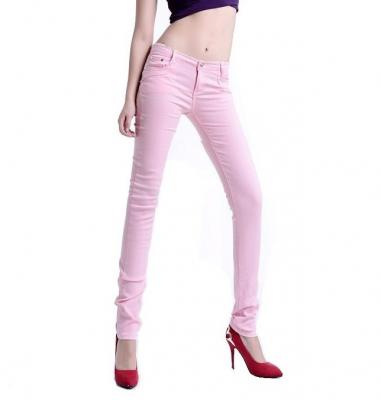 фото 5 Брюки-карандаш джинсовые цветные