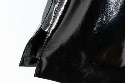 фото 7 Юбка из лакированной кожи